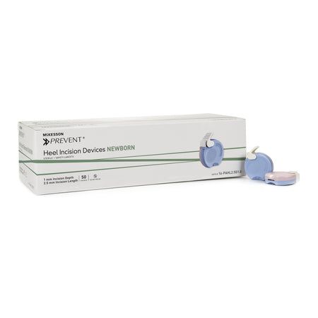 McKesson 16-PAHL2.5G1.0X Prevent Pediatric Heel Incision Lancet