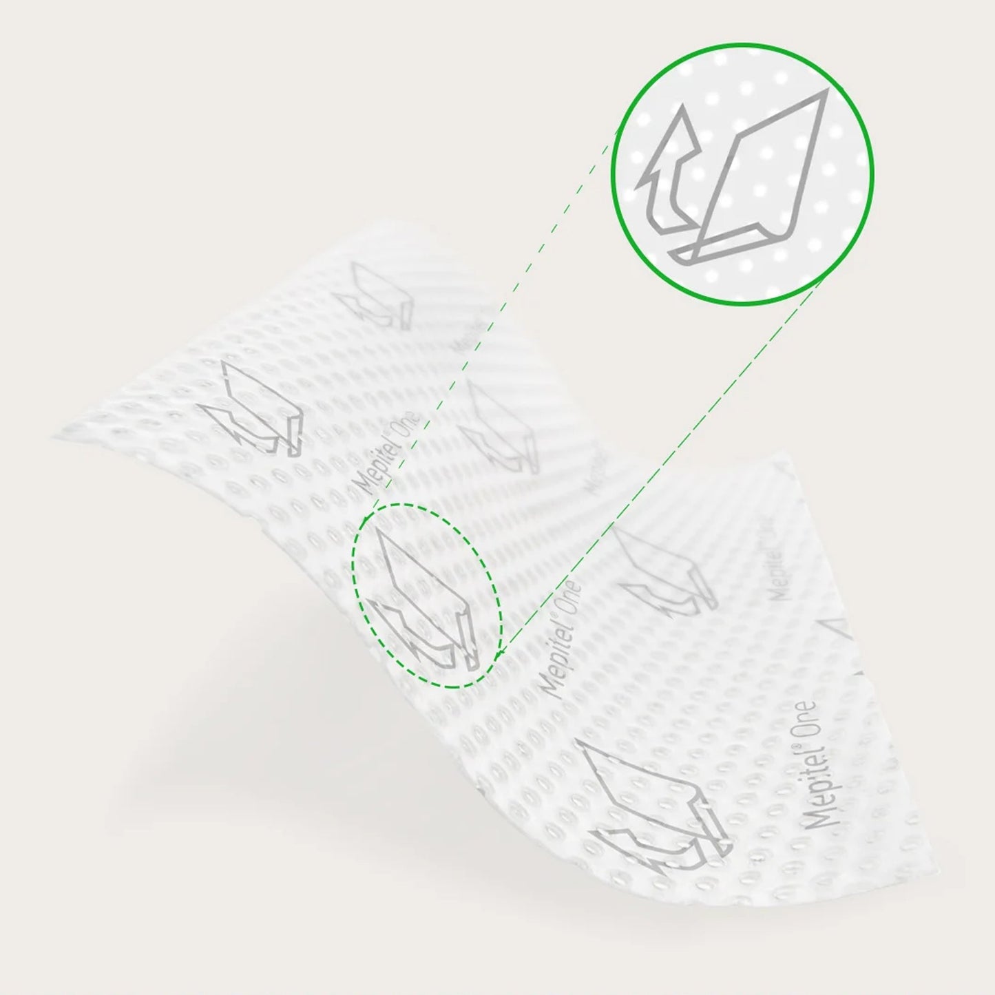 Mepital® One Wound Contact Layer Dressing, 2 x 3 Inch