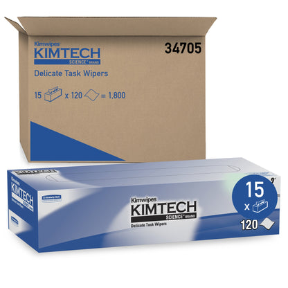 Kimtech Science™ Kimwipes™ Delicate Task Wipes, 2 Ply, 11.22 x 12.39 Inch
