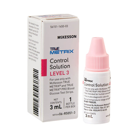 McKesson 06-R5051-3 TRUE METRIX Glucose Control Solution, 3 mL