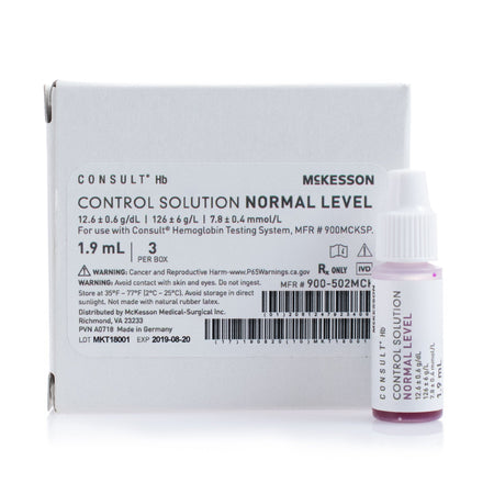 McKesson 900-502MCK Consult Hb Control, Hemoglobin test