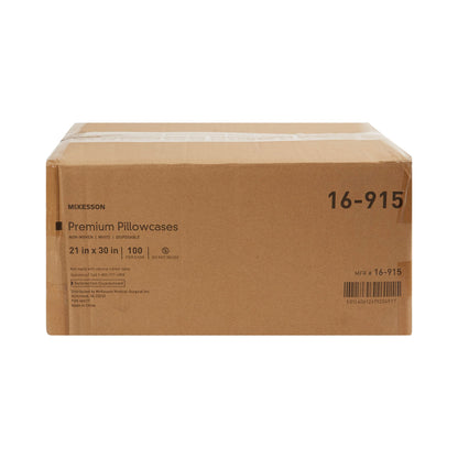 McKesson White Nonwoven Pillowcase, 21 x 30 Inch