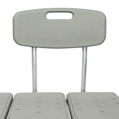 McKesson Aluminum Transfer Bench with Reversible Back