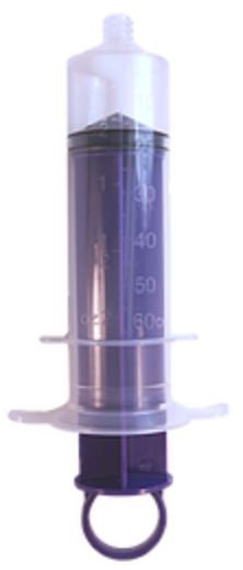 Vesco Medical VED-661 Enteral / Oral Syringe, 60 mL, Enfit Tip, Thumb Control Ring Style