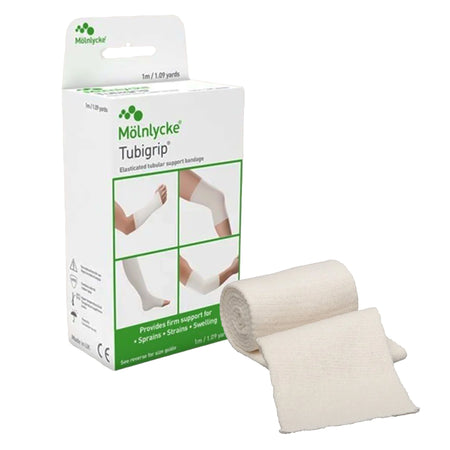 Molnlycke 1523 Tubigrip Pull On Elastic Tubular Support Bandage, 1 Meter, Size F