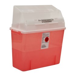 Cardinal 335293 GatorGuard In-Room Sharps Containers, 2 Gallon