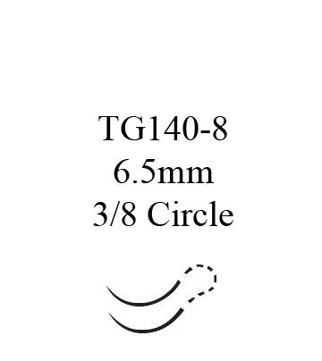 Ethicon 1735G GUT PLAIN Absorbable Suture with Needle, Size 6-0, Spatula Monofilament