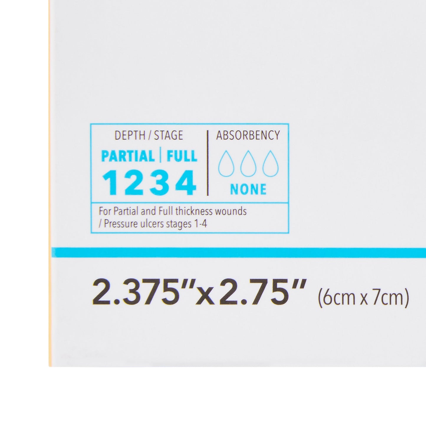 DermaView II™ Transparent Film Dressing, 6 x 7 Centimeter