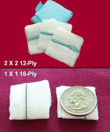 Gauze Sponge Fabco® ORS® 2 X 2 Inch 12-Ply Sterile X-Ray Detectable 10 per Pouch / CSR Wrapped