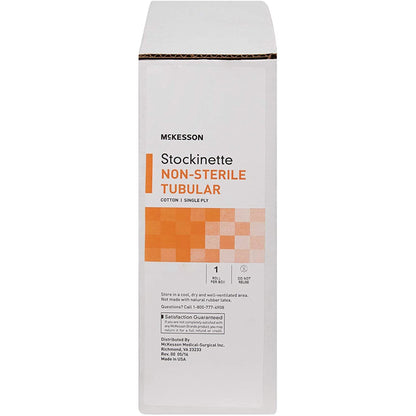 McKesson White Polyester Tubular Stockinette, 6 Inch x 25 Yard
