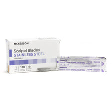 McKesson Stainless Steel Surgical Blade, Knife Edge, Size 10