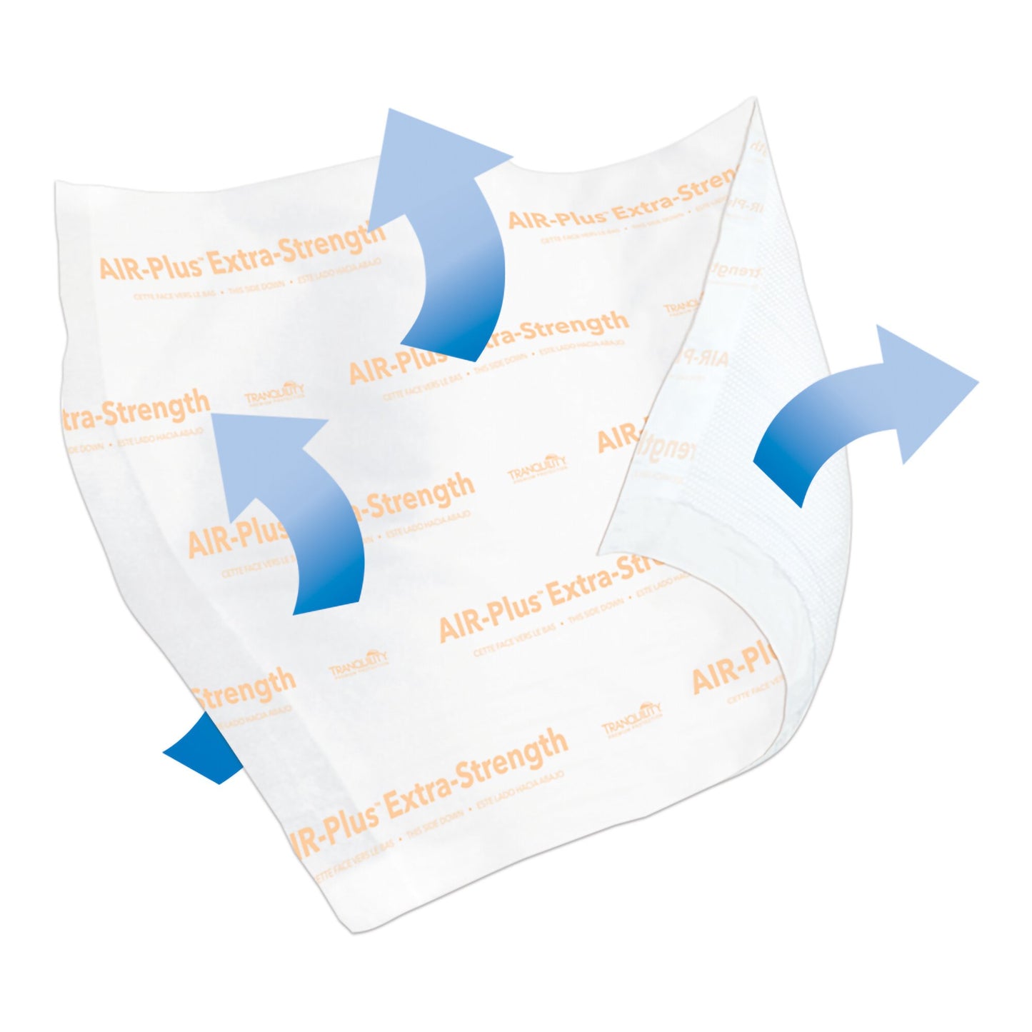 Tranquility® AIR-Plus Extra-Strength Positioning Underpad, 30 x 36 Inch