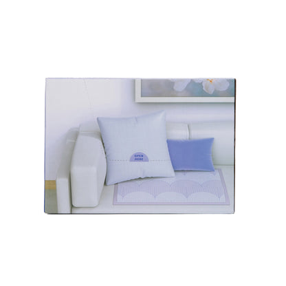 Boom Home Medical Flourish Ultra Absorbent Underpads, Periwinkle