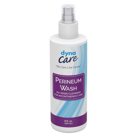 Dynarex 4850 DynaCare Perineum Wash, 8 oz. Bottle, Purple