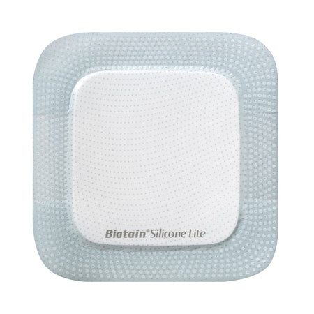 Coloplast 33452 Biatain Silicone Lite Adhesive w/ Border Silicone Foam Dressing