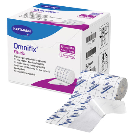 Hartmann 900603 Omnifix Nonwoven Dressing Retention Tape, 4 Inch x 10 Yard, White
