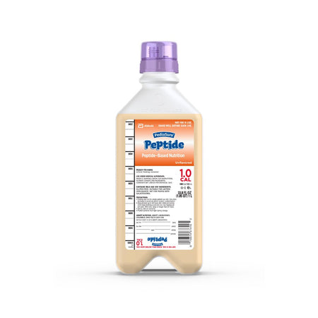 Abbott Nutrition 67415 PediaSure Peptide 1.0 Cal Peptide-Base Nutrition, 33.8-oz. ready-to-hang bottle