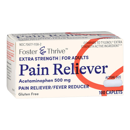 Foster & Thrive™ Extra Strength Pain Relief Acetaminophen 500 mg Caplets
