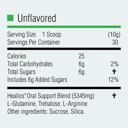 Healios Oral Health and Dietary Supplement Powder for Mouth Sores