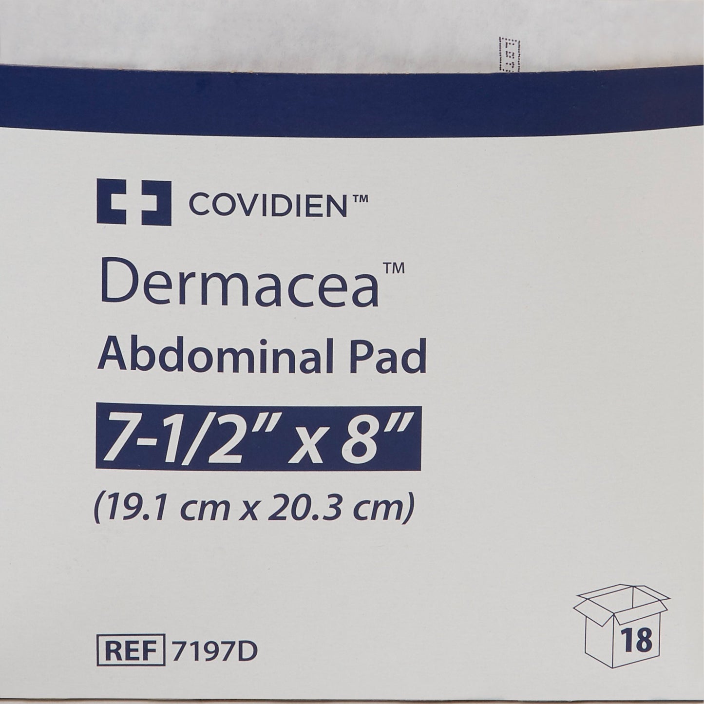 Dermacea™ Sterile Abdominal Pad, 7-1/2 x 8 Inch