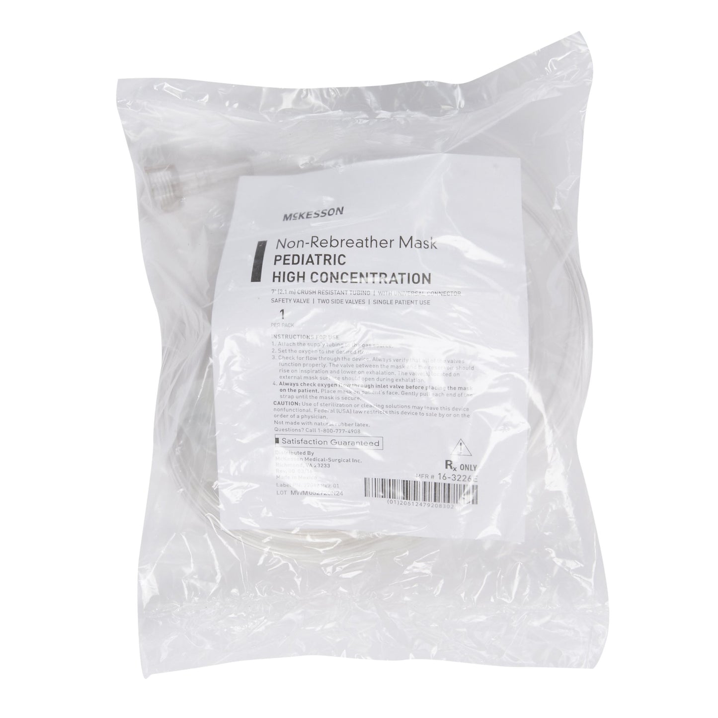 McKesson NonRebreather Oxygen Mask