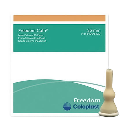 Coloplast 8400 Freedom Cath Clear Male External Catheter, 35 mm, Large Size