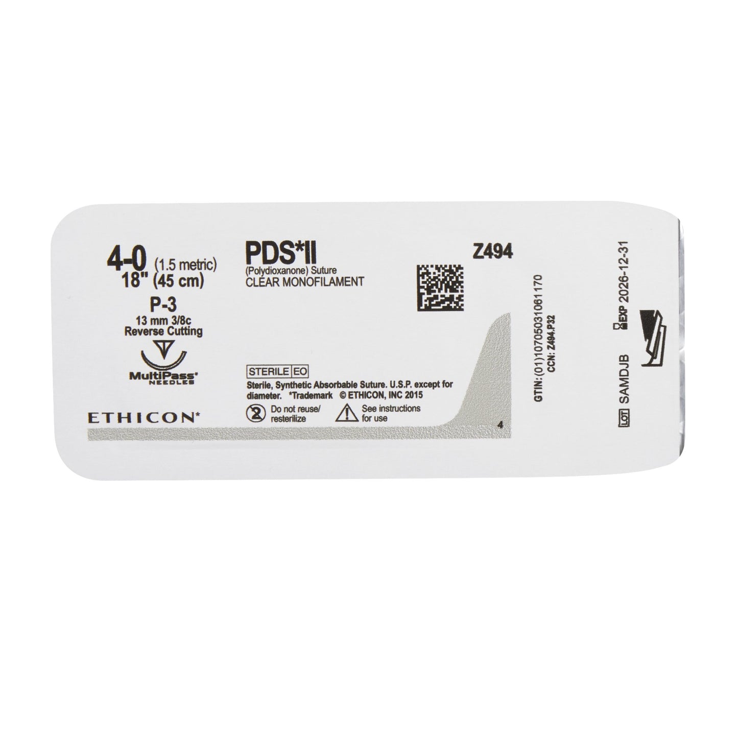 PDS™ II Suture with Needle