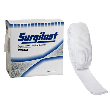 Gentell GL708 Surgilast Elastic Net Retainer Dressing, Size 7, 25 Yard