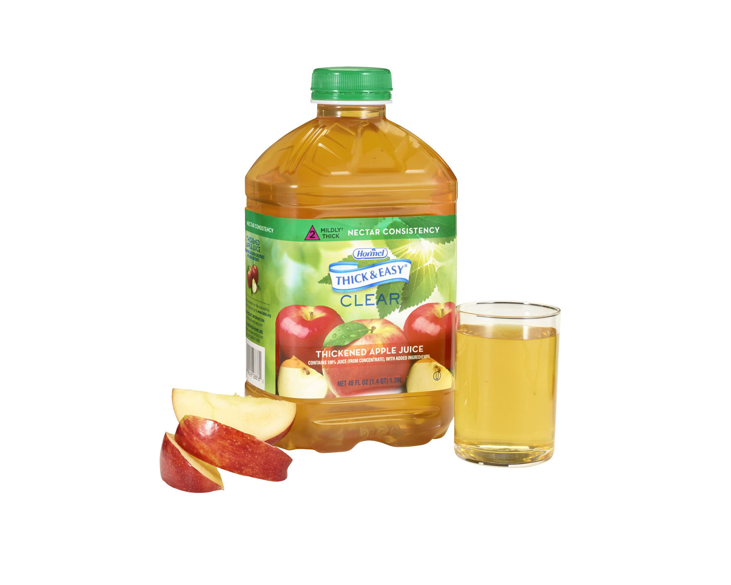 Thick & Easy® Nectar Consistency Apple Juice Thickened Beverage, 46-ounce bottle