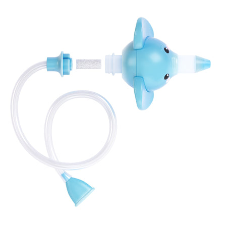 Playhouse MD Nasal Aspirator for Babies and Toddlers, Blue, Elephant Character