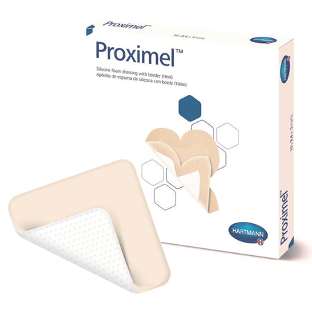 Hartmann 14800000 Proximel Foam Dressing, 9-2/5 x 10 Inch, 5 to 12 Inch Length, Tan