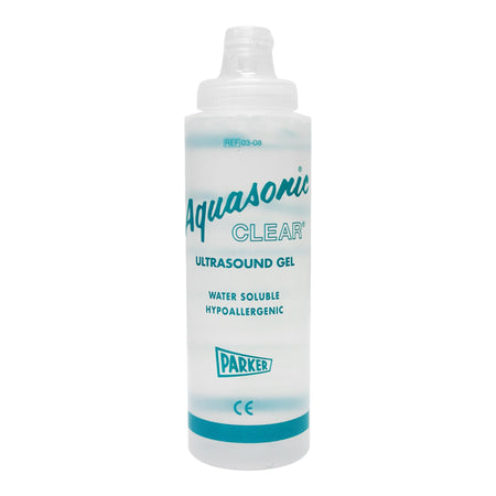 Parker Labs 03-08 Aquasonic Clear Ultrasound Gel, 8.5 oz Squeeze Bottle