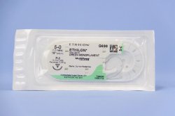 Ethicon 3380 Ethilon Nylon Nonabsorbable Suture with Needle, Precision Reverse Cutting Monofilament