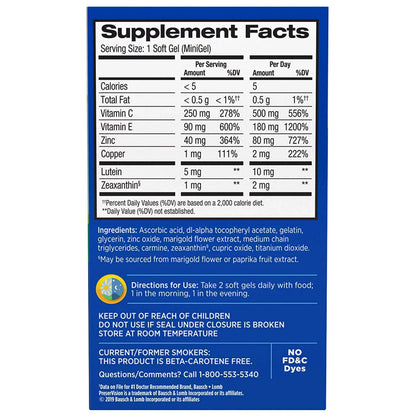 PreserVision® Areds 2 Ascorbic Acid / Vitamin E Eye Supplement