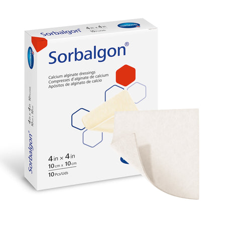 Hartmann 49210001 Sorbalgon Alginate Dressing, 4 x 4 Inch