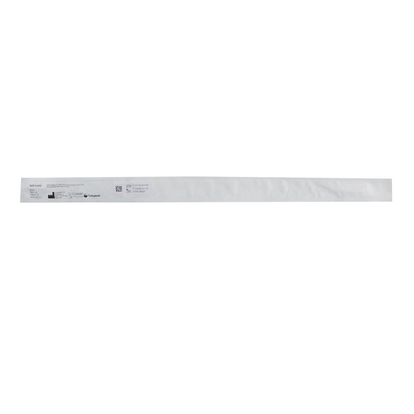 Self-Cath® Soft Unisex Urethral Catheter, 12 Fr, Straight Tip