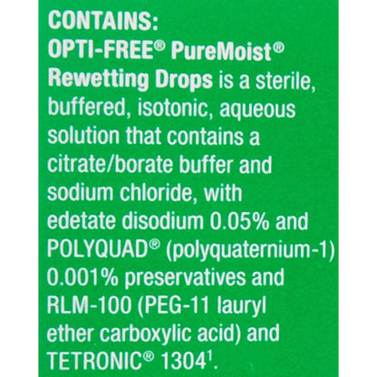 Opti-Free® Puremoist® Citrate Buffer / Sodium Chloride Rewetting Drops