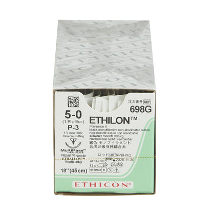 Ethilon™ Suture with Needle, Size 5-0