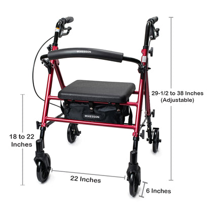 McKesson Four-Wheel Rollator