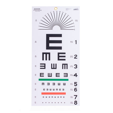 McKesson 63-3051 Eye Test Chart, Tumbling E