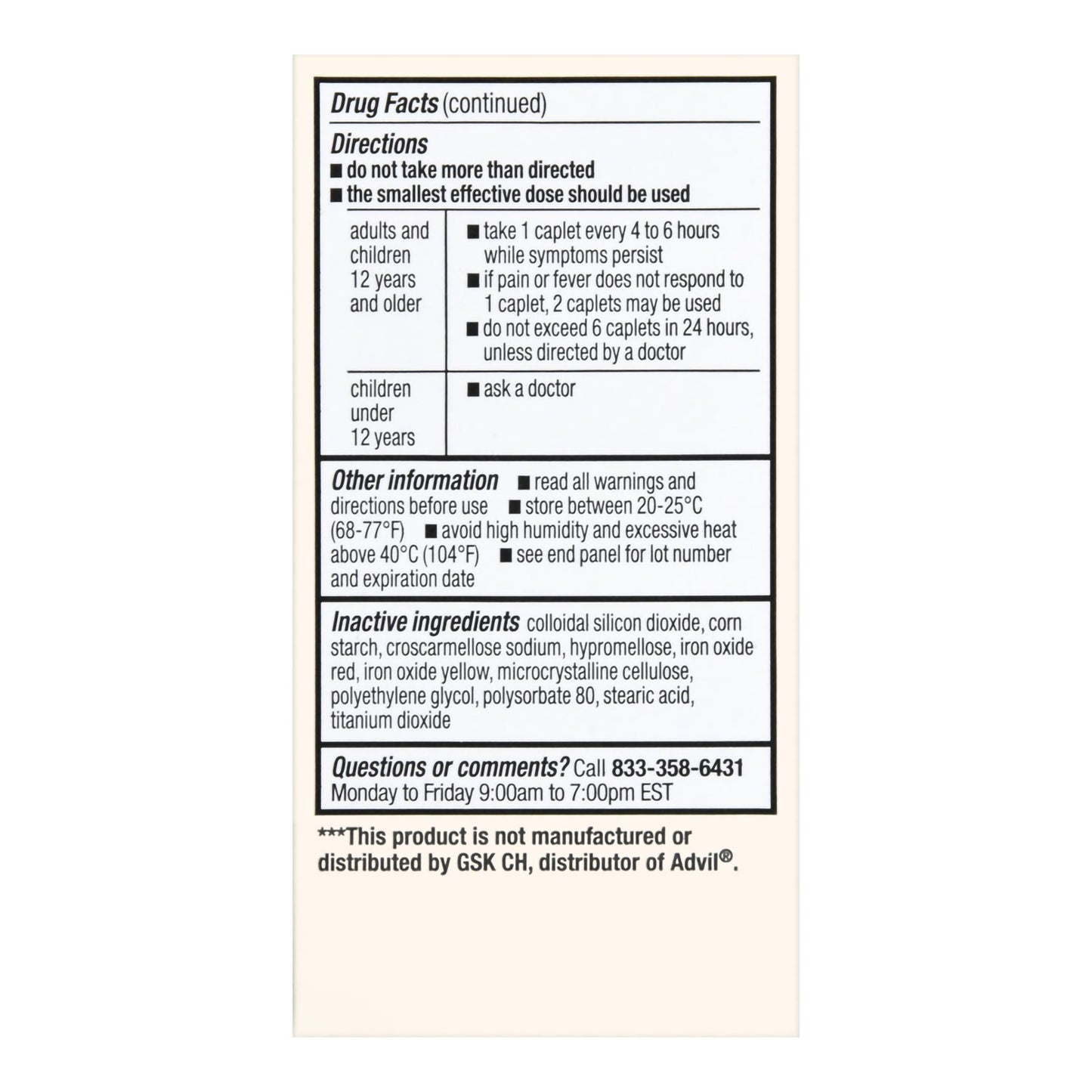 Foster & Thrive™ Ibuprofen 200 mg Coated Tablets