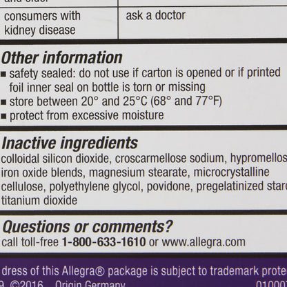 Allegra® Fexofenadine Allergy Relief