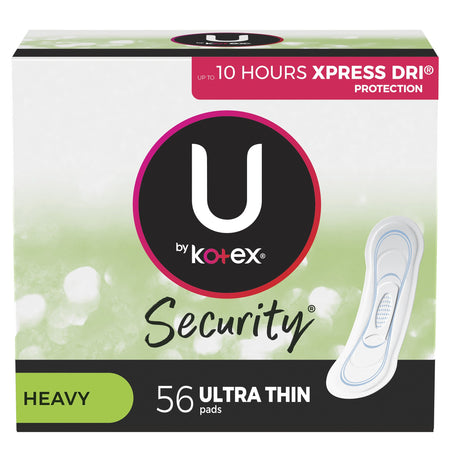 Feminine Pad U by Kotex® Security Ultra Thin Heavy Absorbency