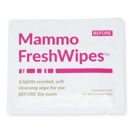 PDC Healthcare MAMWIPE Mammo Freshwipes Mammography Cleansing Towelette