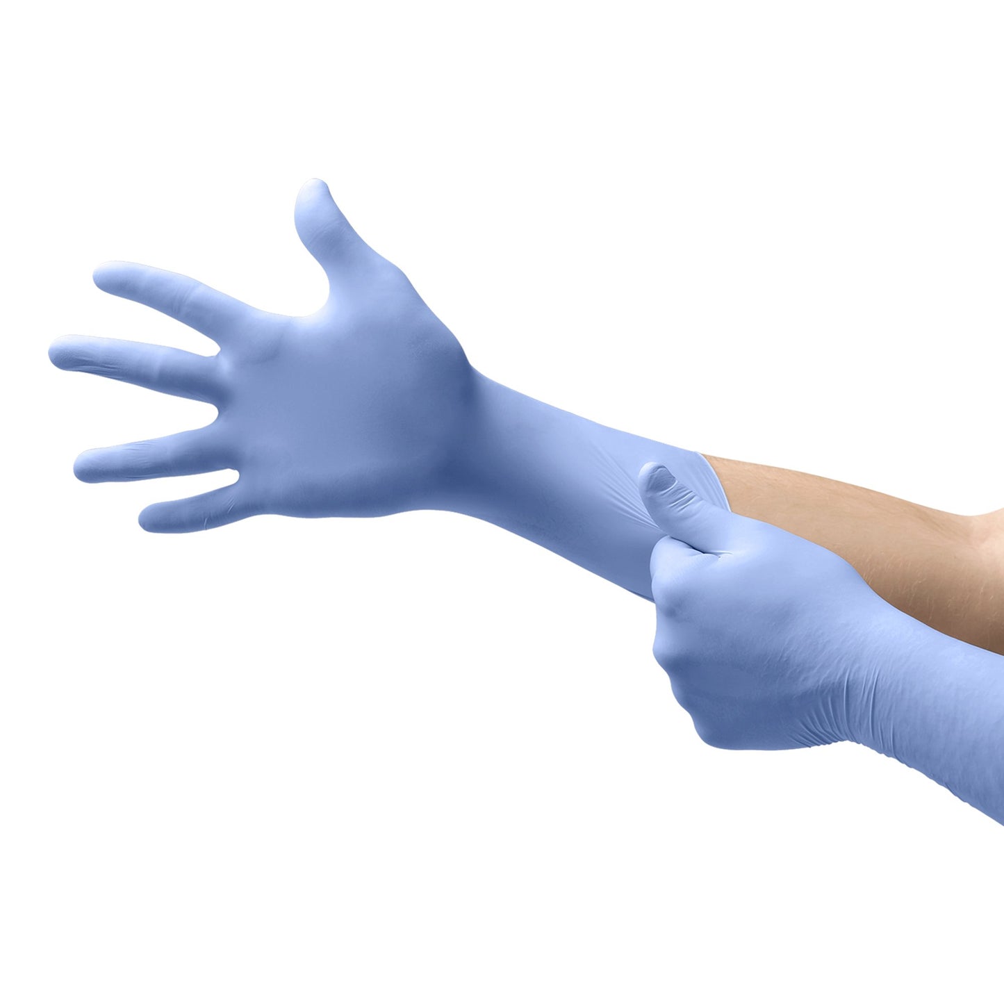 FreeForm® EC Nitrile Extended Cuff Length Exam Glove, Large, Blue