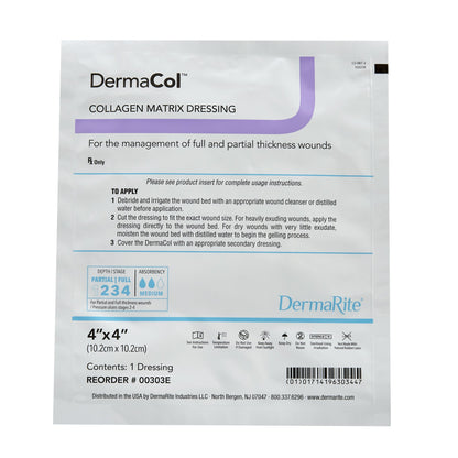 Dermarite DermaCol™ 00303E Collagen Dressing 4 x 4 Inch