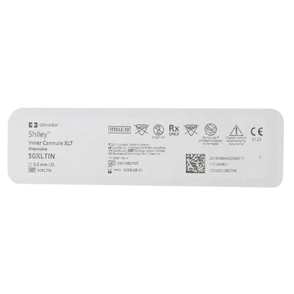 Shiley™ 50XLTIN Tracheostomy Tube and Disposable Cannula, Size 5