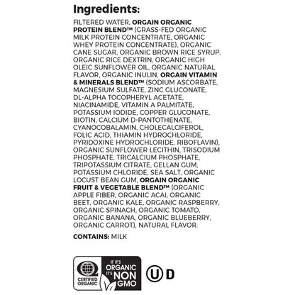 Orgain® Organic Nutrition™ Vanilla Nutritional Shake, 11-ounce carton