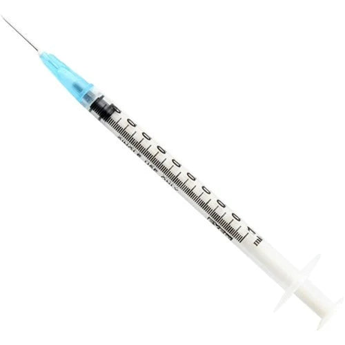 Exel Tuberculin Syringe, Low Dead Space, Luer Slip, 1 mL, 27G x ½", 100/Bx, EXE 26040