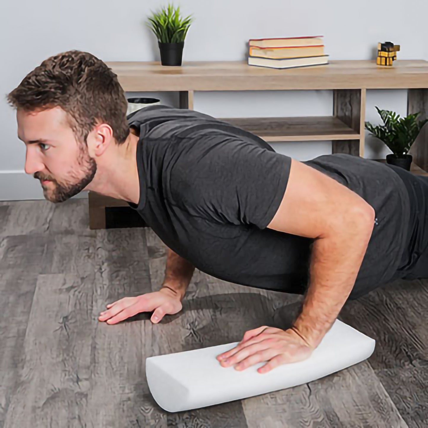 CanDo® Half-Round Foam Roller, 6 x 36 Inch